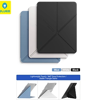 قاب آیپد بلو Blueo Skin-Friendly Foldable Stand Protective Case For IPad